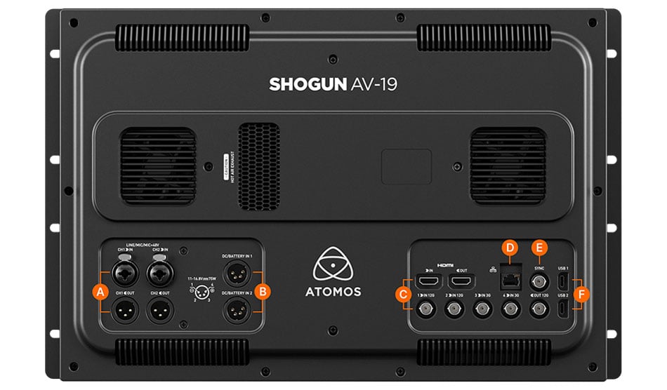 rear view of the atomos shogun