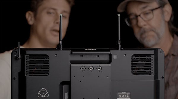 two men looking at the sumo pro-19