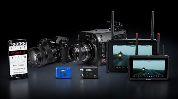 range of atomos monitors and timecode devices