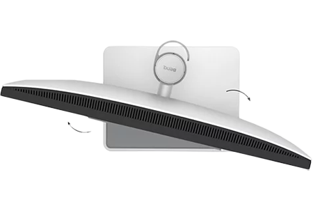 swivel adjustment on the benq monitor