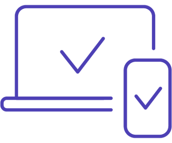 purple platfrom ready icon