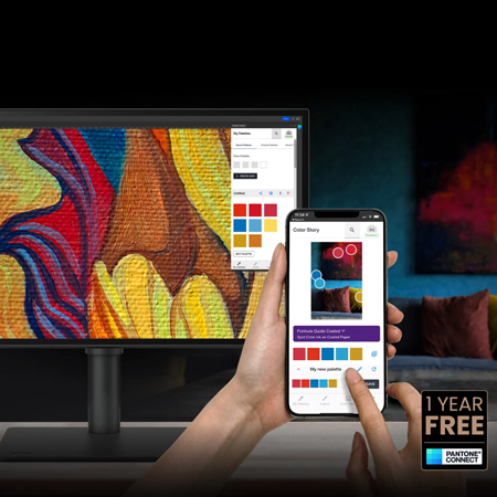 benq monitor 27 4k pantone connect
