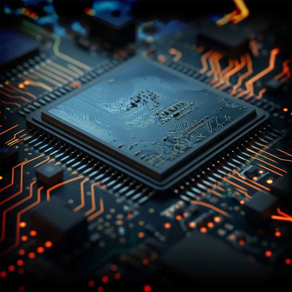 illustration of the monitors ic chip