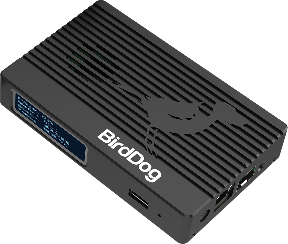 Birddog 4K SDI to NDI encoder top down view
