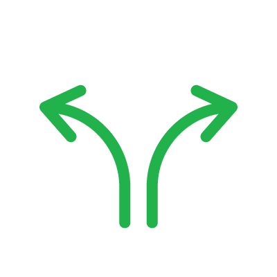 Green arrow icon