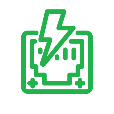 green POE icon
