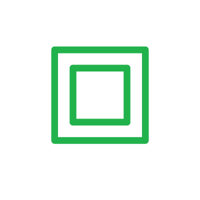 green Sensor outline icon