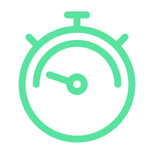 green stopwatch icon