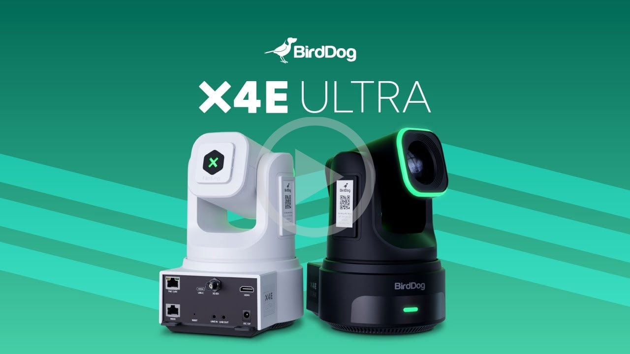 video thumbnail introducing the birddog ptz camera