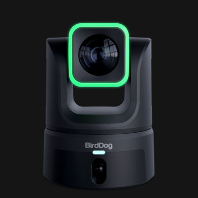 front view of the birddog ptz camera