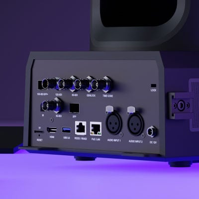 rear view of the birddog ptz camera