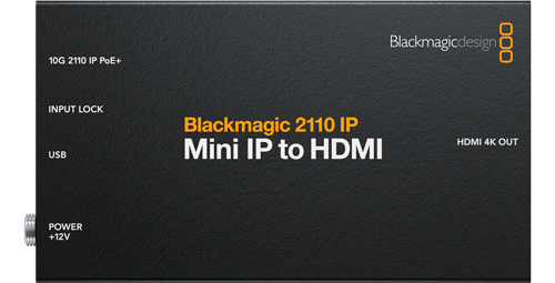 Blackmagic Design 2110 IP Mini IP to HDMI Converter