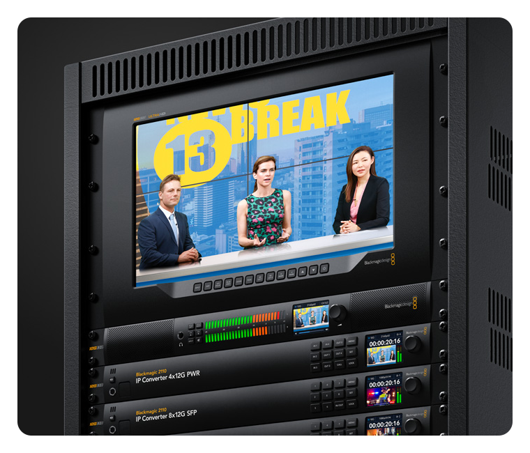 rack mounted blackmagic ip converter