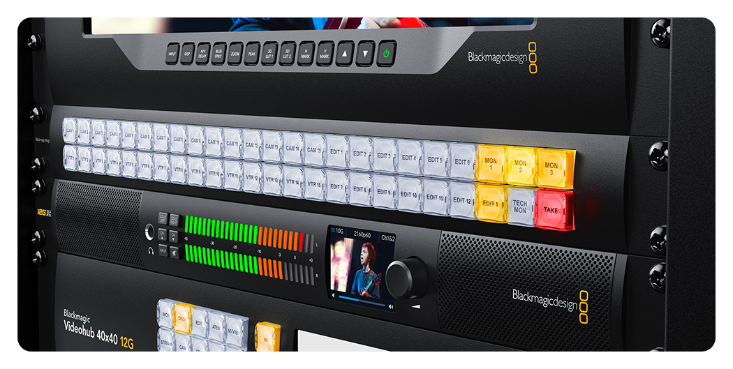 rack mounted blackmagic ip converter