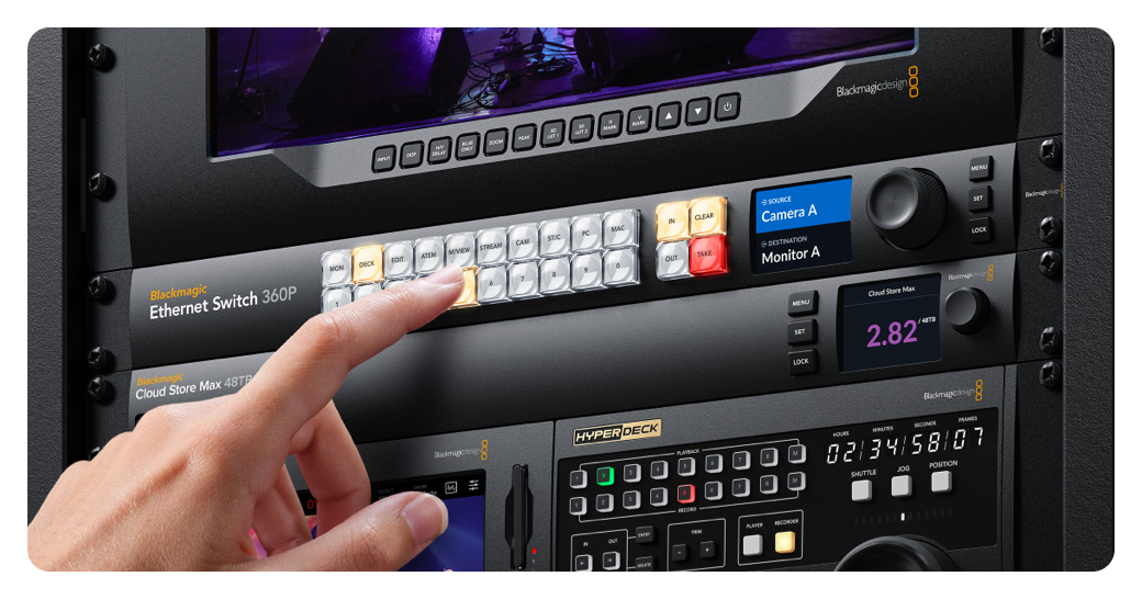 rack mounted blackmagic ip converter