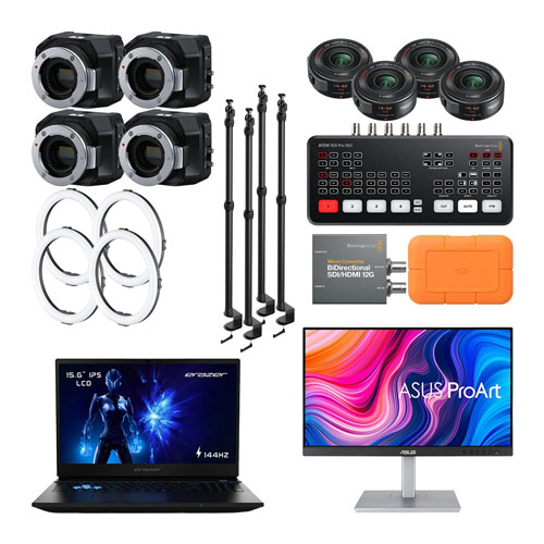 4-Person Blackmagic Esports Production Broadcast Kit