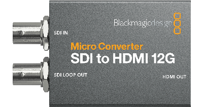 Blackmagic Design Micro Converter SDI to HDMI 12G with PSU
