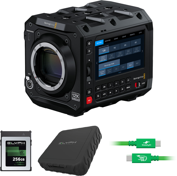 Blackmagic PYXIS 12K Glyph Creator Bundle