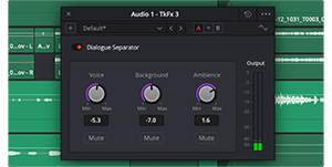 Fairlight AI FX window