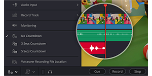DaVinci Resolve 20 Voice Over tool closer window 
