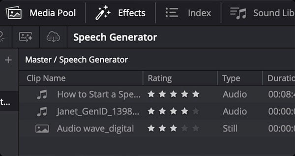 star ratings and tagging within the ui