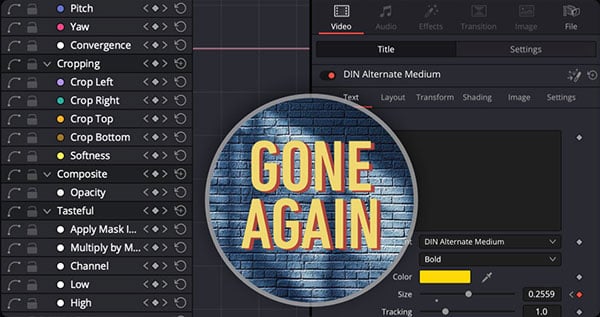fusion effects interface