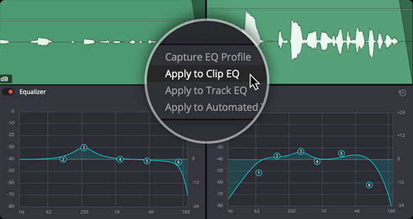 eq and level matcher ui