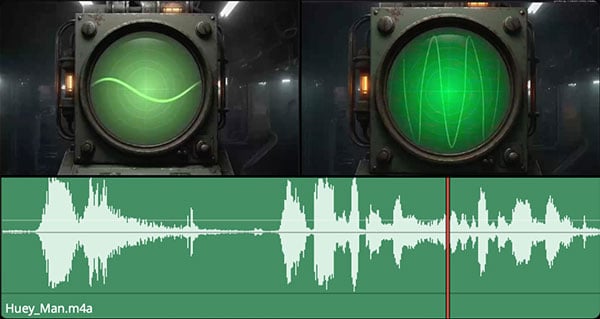 animation using audio with fusion
