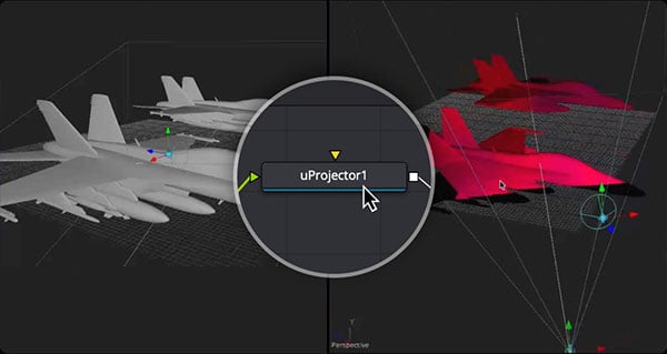 usd workflow example of a fighter jet