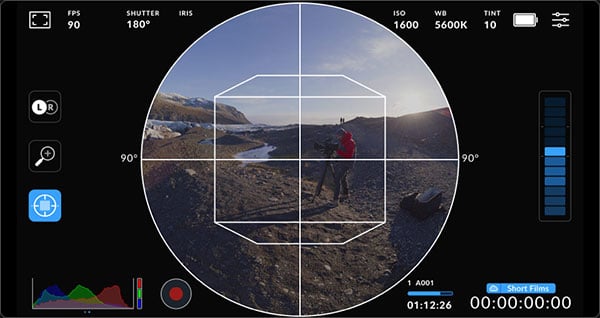 Immersive Foveated Rendering interface