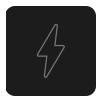 Blackmagic Studio Converter power symbol icon