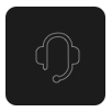 Blackmagic Studio Convertert talkback headset icon