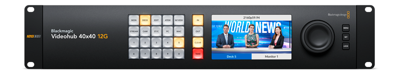 Blackmagic Videohub 40x40 12G Video Router