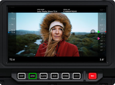 blackmagic ursa cine fold-out monitor