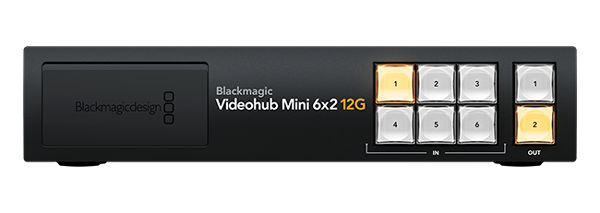Blackmagic Design Videohub Mini 6x2 12G