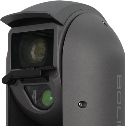 angled view of the bolin HD ptz camera