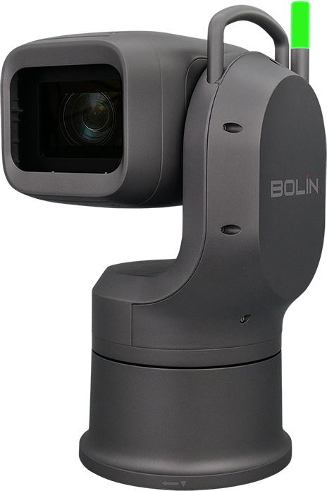 angled view of the bolin 4k ptz camera