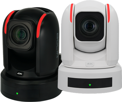 black and white bolin 4k ptz cameras