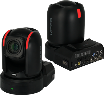 bolin 4k ptz camera angled front and side views