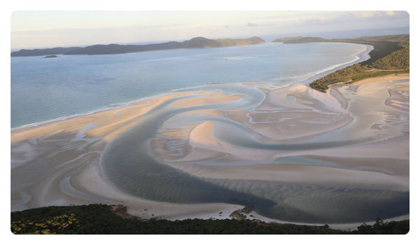 aerial image of a beack taken with the canon 35mm lens