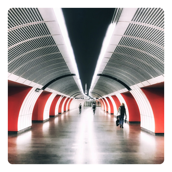 example photo of a subway station