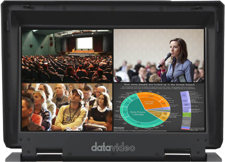 datavideo streaming studio led display