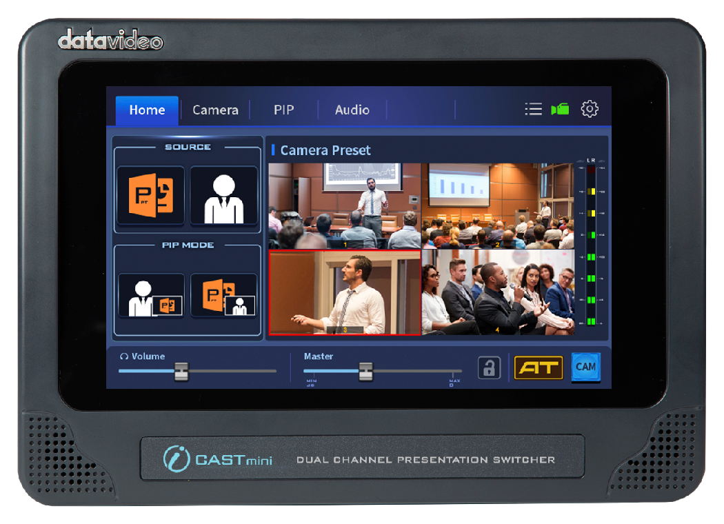 Datavideo iCast Mini 4K Dual Channel Presentation Switcher