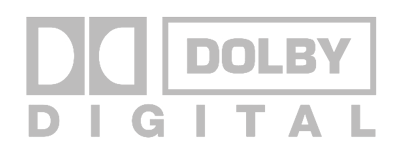 grey dolby digital logo