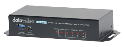 front angled view of VP-840 hdmi da
