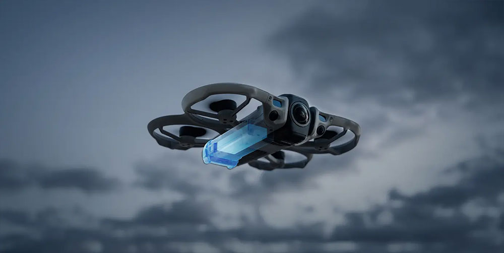 xray image showing the dji avavta 360 battery