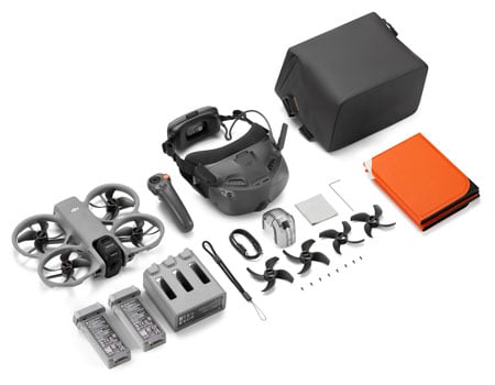 DJI Avata 360 motion fly more combo kit breakdown