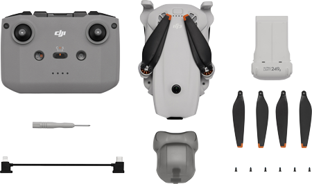 breakdown of what is included with the DJI Lito 1