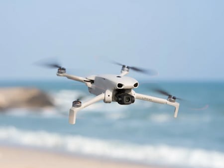 dji lito x1 drone flying in the air