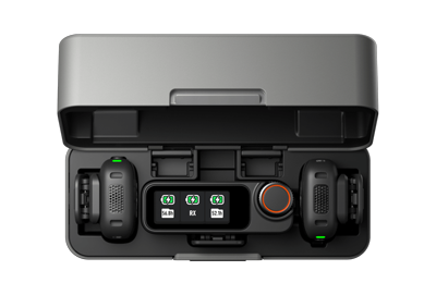 dji mic 3 in the charging case